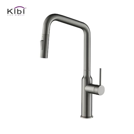 Kibi Macon Single Handle Pull Down Kitchen Sink Faucet KKF2007TT